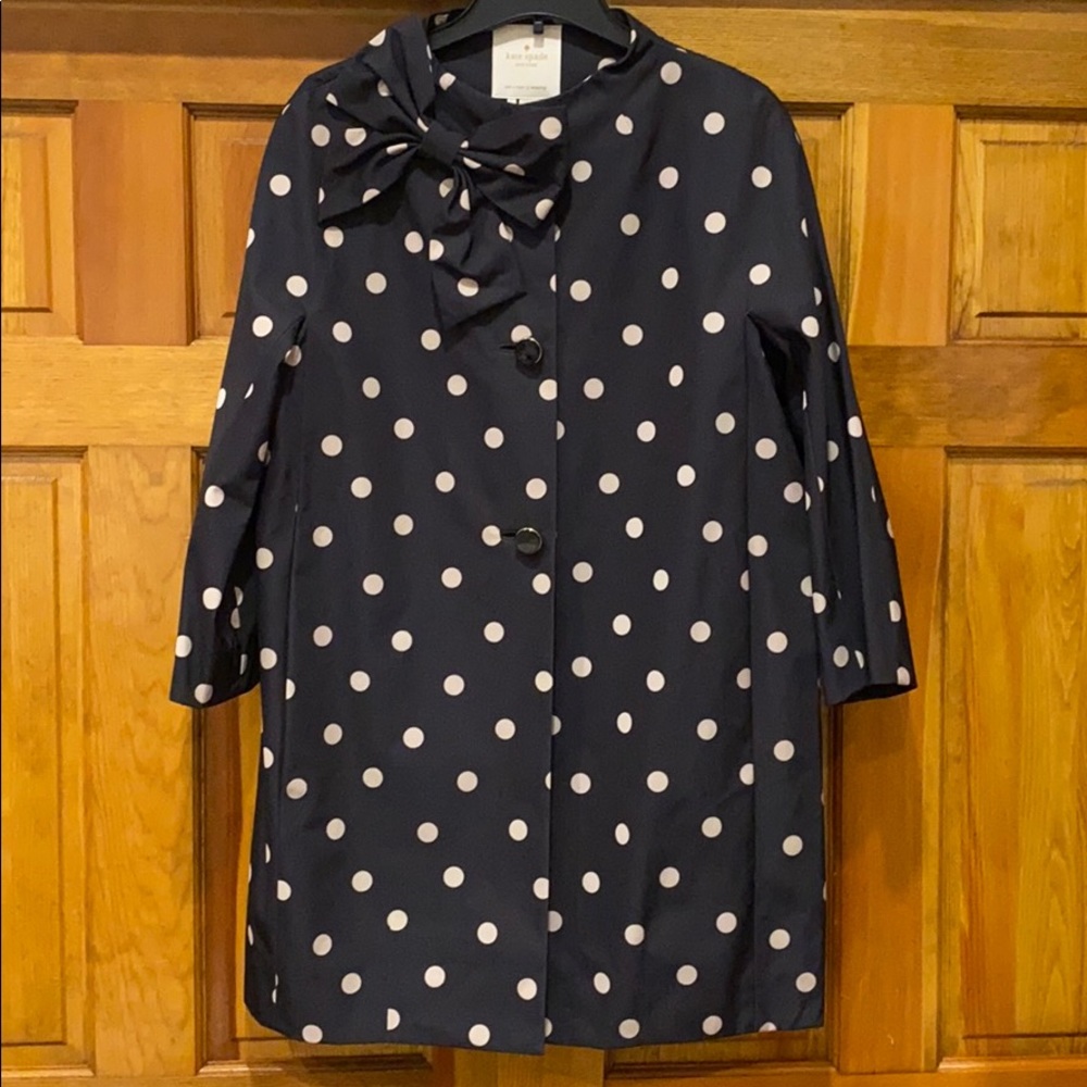 Kate Spade ♠️ Polka Dot Raincoat